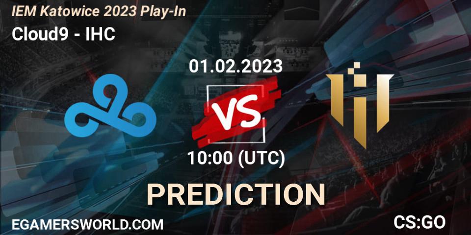 Cloud9 vs IHC: Match Prediction. 01.02.23, CS2 (CS:GO), IEM Katowice 2023 Play-In