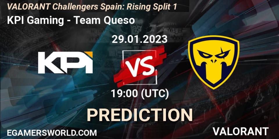 KPI Gaming vs Team Queso: Match Prediction. 29.01.23, VALORANT, VALORANT Challengers 2023 Spain: Rising Split 1