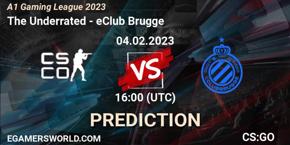 The Underrated vs eClub Brugge: Match Prediction. 04.02.23, CS2 (CS:GO), A1 Gaming League 2023