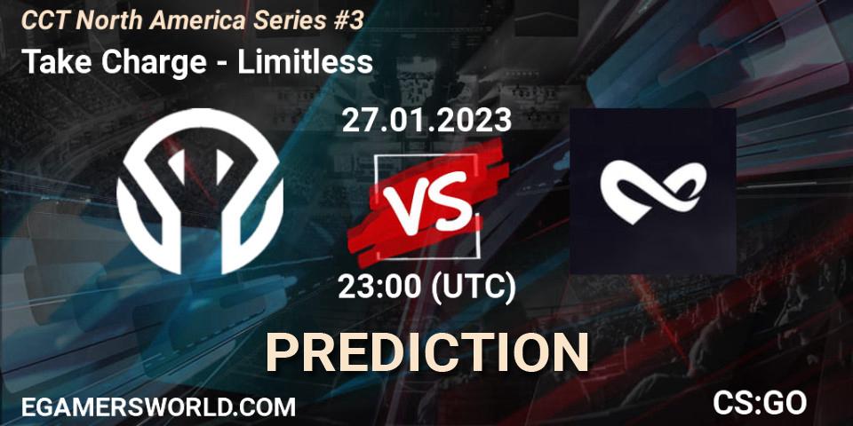 Take Charge vs Limitless: Match Prediction. 28.01.23, CS2 (CS:GO), CCT North America Series #3