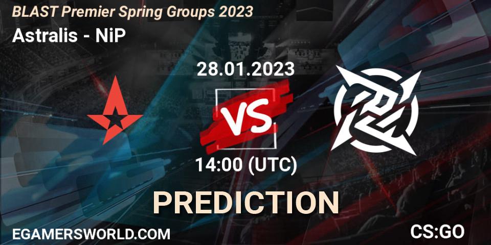 Astralis vs NiP: Match Prediction. 28.01.23, CS2 (CS:GO), BLAST Premier Spring Groups 2023
