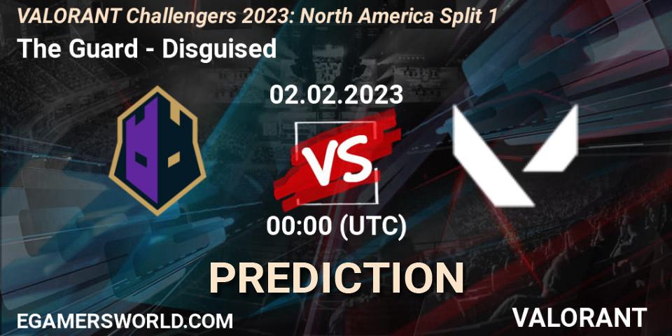 The Guard vs Disguised: Match Prediction. 02.02.23, VALORANT, VALORANT Challengers 2023: North America Split 1