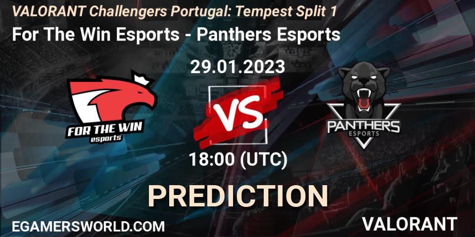 For The Win Esports vs Panthers Esports: Match Prediction. 20.02.23, VALORANT, VALORANT Challengers 2023 Portugal: Tempest Split 1