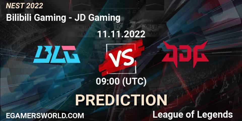 Bilibili Gaming vs JD Gaming: Match Prediction. 11.11.22, LoL, NEST 2022