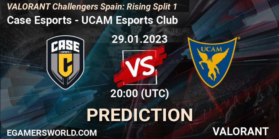 Case Esports vs UCAM Esports Club: Match Prediction. 29.01.23, VALORANT, VALORANT Challengers 2023 Spain: Rising Split 1