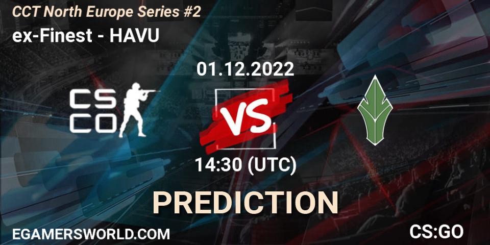 ex-Finest vs HAVU: Match Prediction. 01.12.22, CS2 (CS:GO), CCT North Europe Series #2