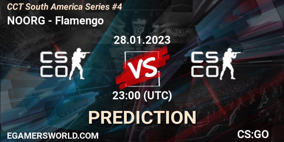 NOORG vs Flamengo: Match Prediction. 28.01.23, CS2 (CS:GO), CCT South America Series #4