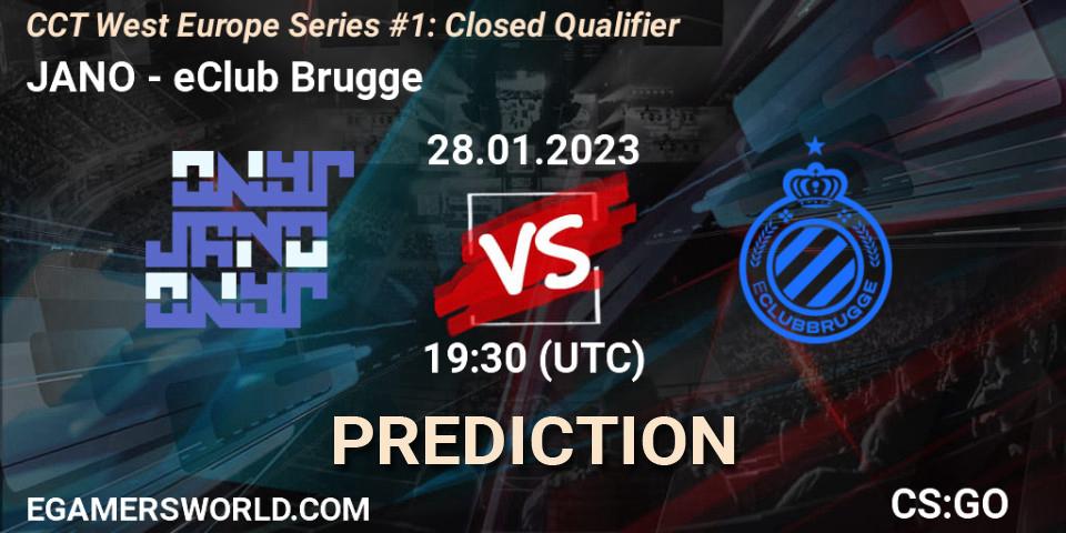 JANO vs eClub Brugge: Match Prediction. 28.01.23, CS2 (CS:GO), CCT West Europe Series #1: Closed Qualifier