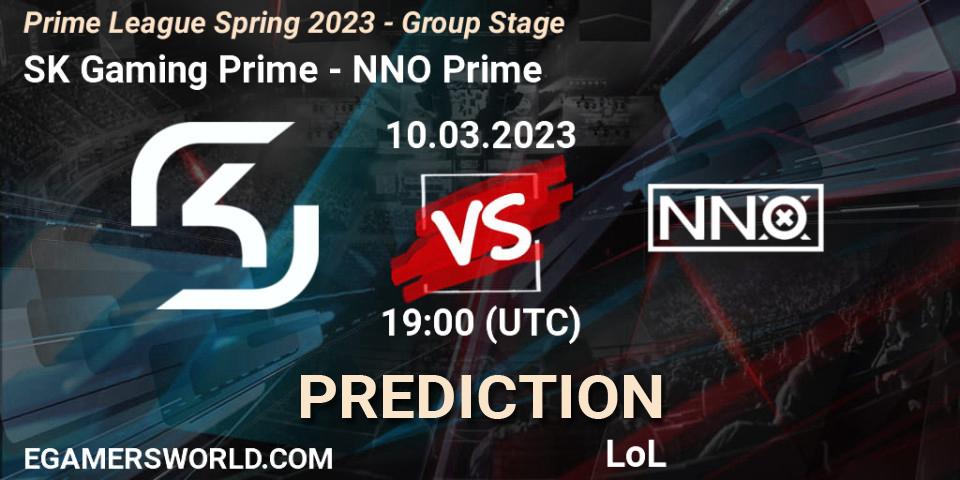SK Gaming Prime vs NNO Prime: Match Prediction. 10.03.23, LoL, Prime League Spring 2023 - Group Stage