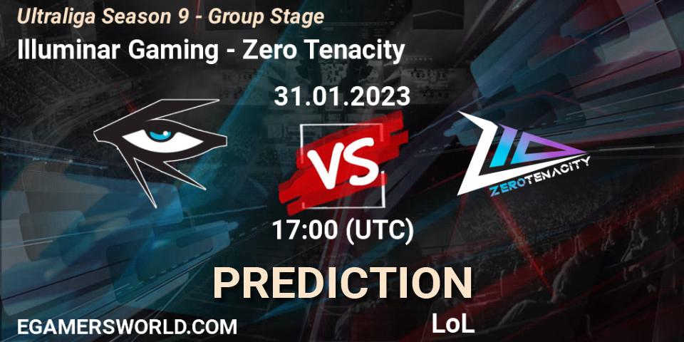 Illuminar Gaming vs Zero Tenacity: Match Prediction. 31.01.23, LoL, Ultraliga Season 9 - Group Stage