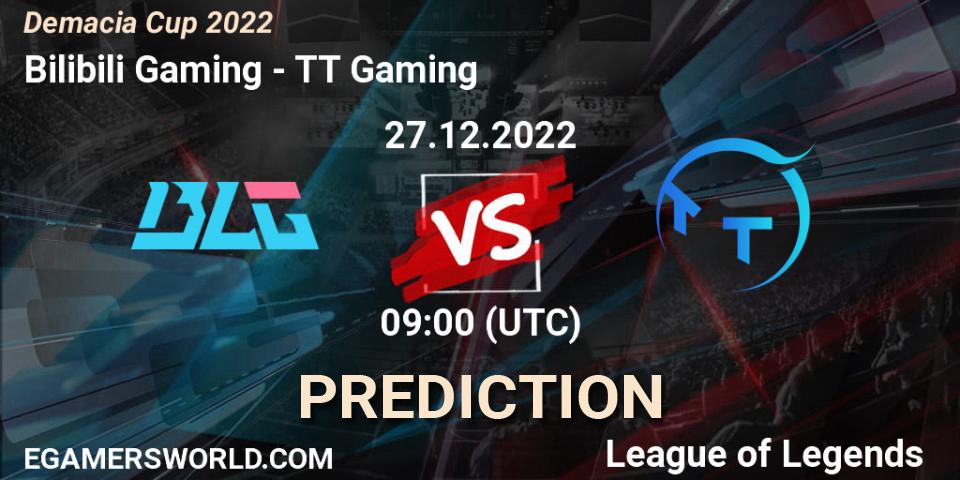 Bilibili Gaming vs TT Gaming: Match Prediction. 27.12.22, LoL, Demacia Cup 2022