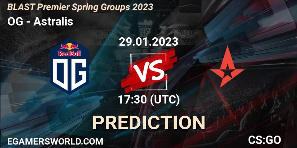 OG vs Astralis: Match Prediction. 29.01.23, CS2 (CS:GO), BLAST Premier Spring Groups 2023