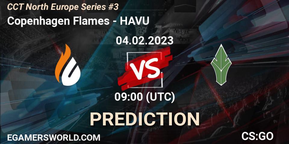 Copenhagen Flames vs HAVU: Match Prediction. 04.02.23, CS2 (CS:GO), CCT North Europe Series #3