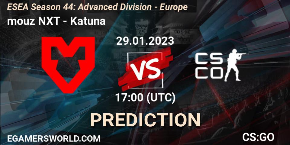 mouz NXT vs Katuna: Match Prediction. 02.03.23, CS2 (CS:GO), ESEA Season 44: Advanced Division - Europe