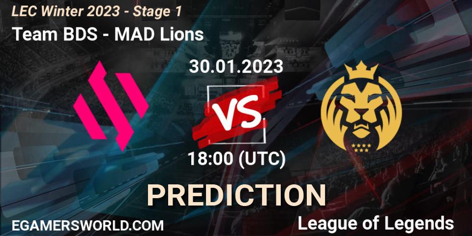 Team BDS vs MAD Lions: Match Prediction. 30.01.23, LoL, LEC Winter 2023 - Stage 1