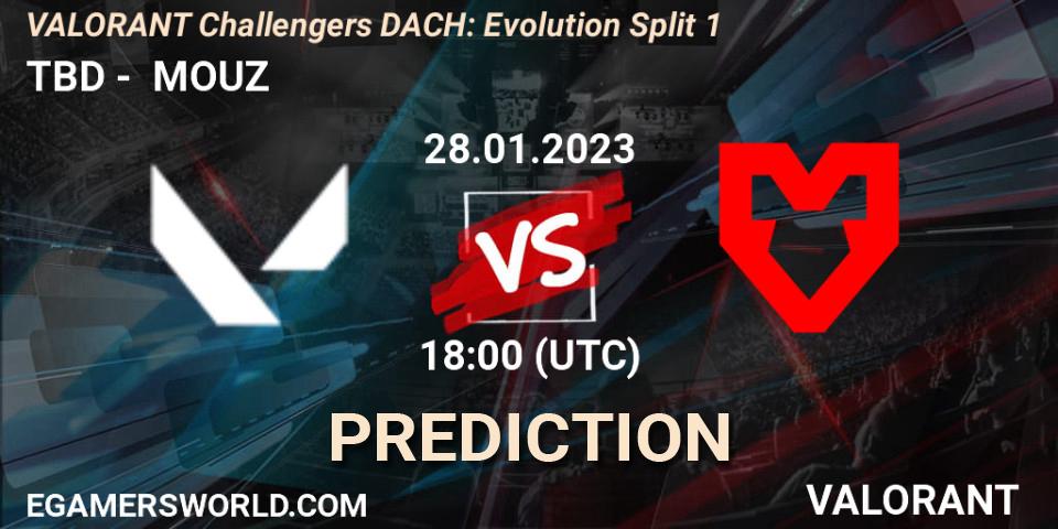 TBD vs MOUZ: Match Prediction. 28.01.23, VALORANT, VALORANT Challengers 2023 DACH: Evolution Split 1