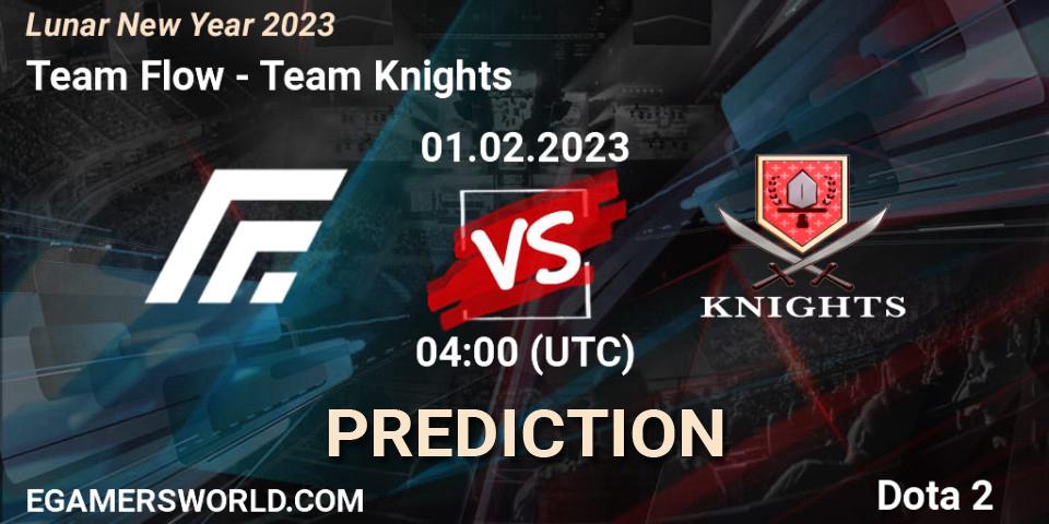 Team Flow vs Team Knights: Match Prediction. 01.02.23, Dota 2, Lunar New Year 2023