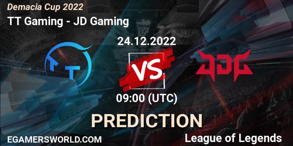 TT Gaming vs JD Gaming: Match Prediction. 24.12.22, LoL, Demacia Cup 2022