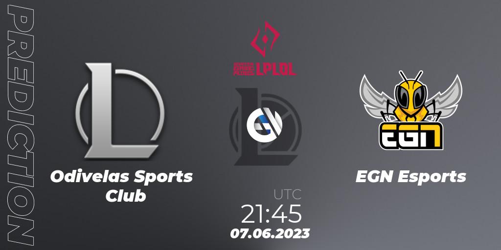 Odivelas Sports Club vs EGN Esports: Match Prediction. 07.06.23, LoL, LPLOL Split 2 2023 - Group Stage