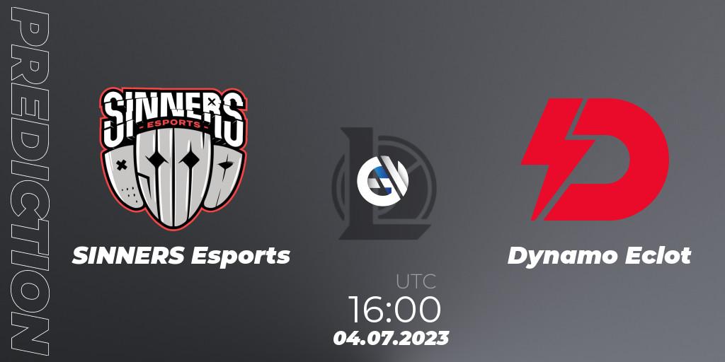 SINNERS Esports vs Dynamo Eclot: Match Prediction. 09.06.23, LoL, Hitpoint Masters Summer 2023 - Group Stage