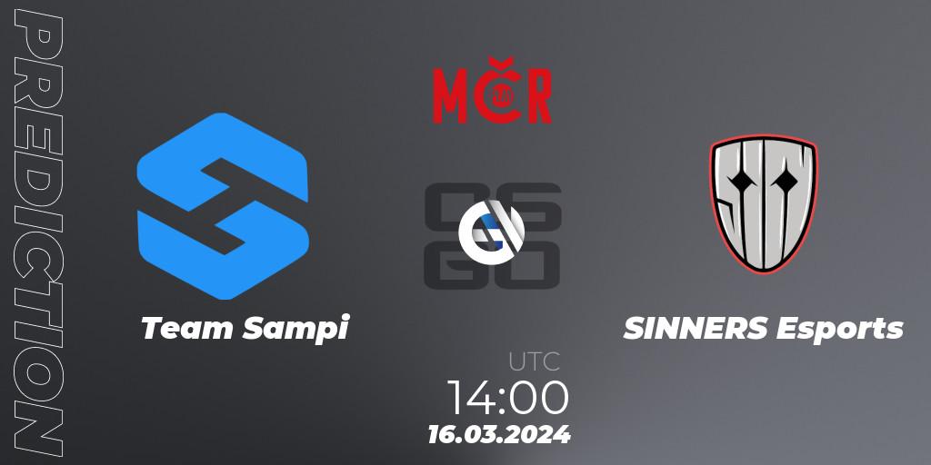 Team Sampi vs SINNERS Esports: Match Prediction. 16.03.24, CS2 (CS:GO), Tipsport Cup Winter 2024