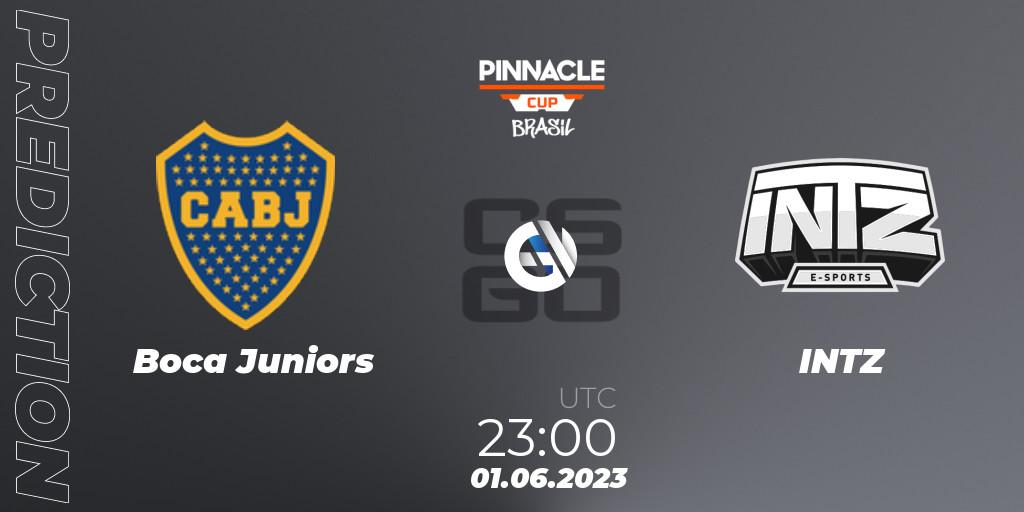 Boca Juniors vs INTZ: Match Prediction. 01.06.23, CS2 (CS:GO), Pinnacle Brazil Cup 1