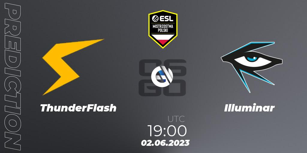 ThunderFlash vs Illuminar: Match Prediction. 02.06.23, CS2 (CS:GO), ESL Mistrzostwa Polski Spring 2023