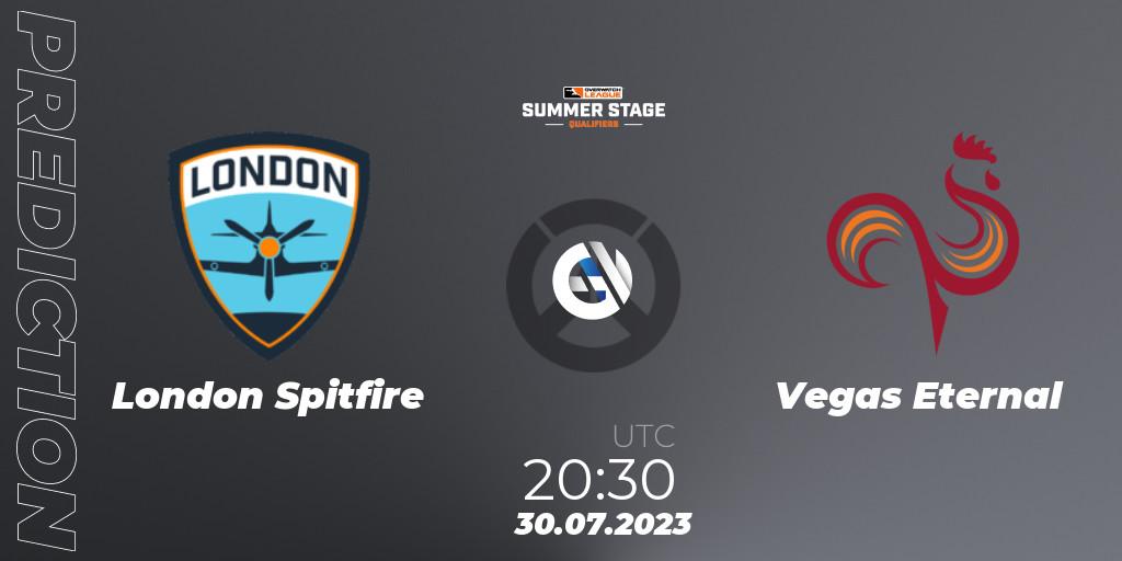 London Spitfire vs Vegas Eternal: Match Prediction. 30.07.23, Overwatch, Overwatch League 2023 - Summer Stage Qualifiers
