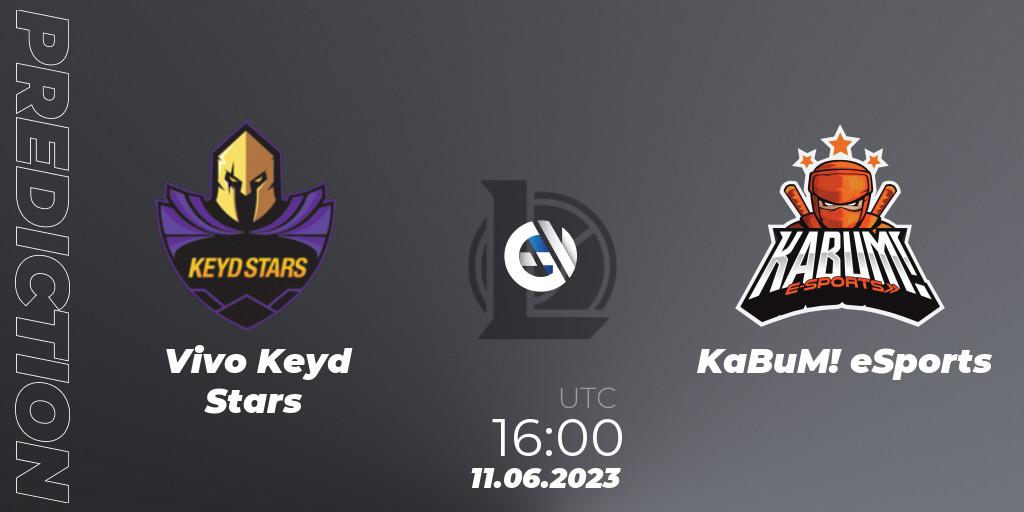 Vivo Keyd Stars vs KaBuM! eSports: Match Prediction. 11.06.23, LoL, CBLOL Split 2 2023 Regular Season