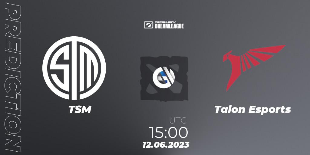 TSM vs Talon Esports: Match Prediction. 12.06.23, Dota 2, DreamLeague Season 20 - Group Stage 1