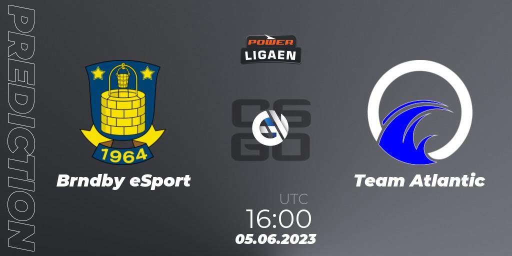 Brøndby eSport vs Team Atlantic: Match Prediction. 05.06.23, CS2 (CS:GO), Dust2.dk Ligaen Season 23