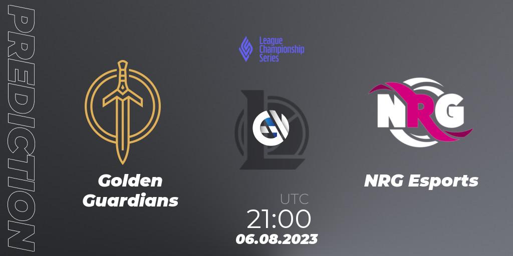 Golden Guardians vs NRG Esports: Match Prediction. 06.08.23, LoL, LCS Summer 2023 - Playoffs