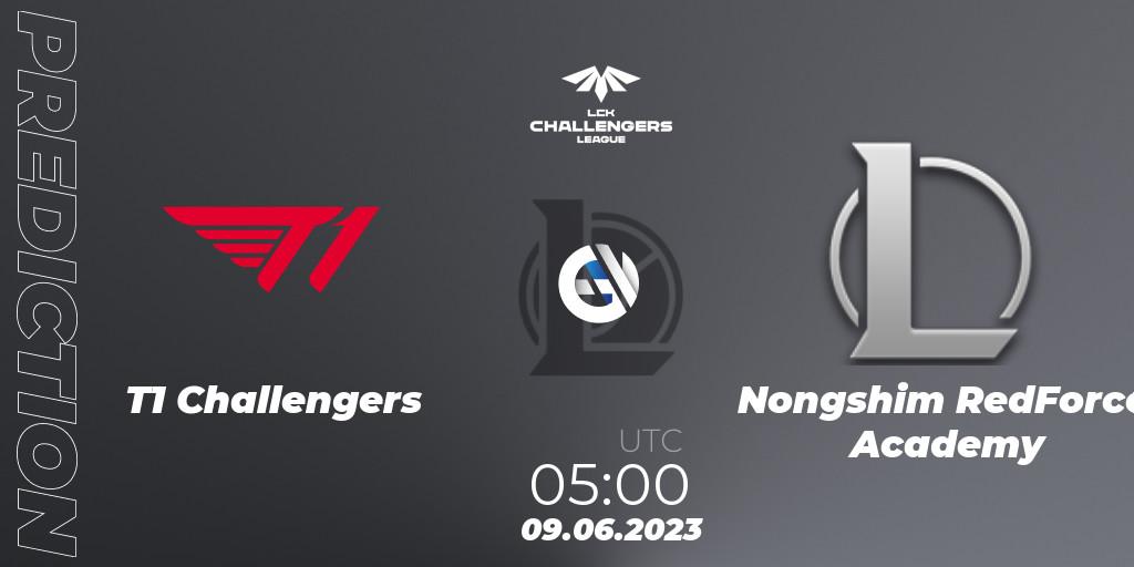 T1 Challengers vs Nongshim RedForce Academy: Match Prediction. 09.06.23, LoL, LCK Challengers League 2023 Summer - Group Stage