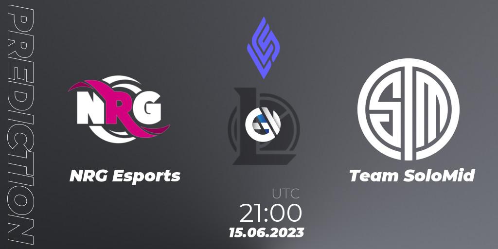 NRG Esports vs Team SoloMid: Match Prediction. 22.06.23, LoL, LCS Summer 2023 - Group Stage