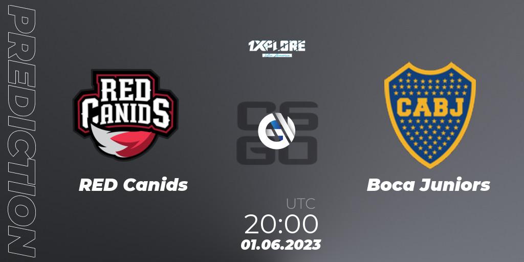 RED Canids vs Boca Juniors: Match Prediction. 01.06.23, CS2 (CS:GO), 1XPLORE Latin America Cup 1