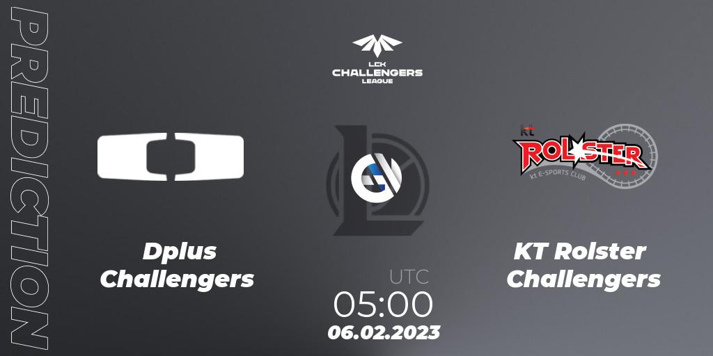 Dplus Challengers vs KT Rolster Challengers: Match Prediction. 06.02.23, LoL, LCK Challengers League 2023 Spring