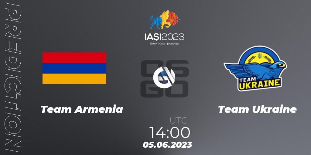 Team Armenia vs Team Ukraine: Match Prediction. 05.06.23, CS2 (CS:GO), IESF World Esports Championship 2023: Eastern Europe Qualifier