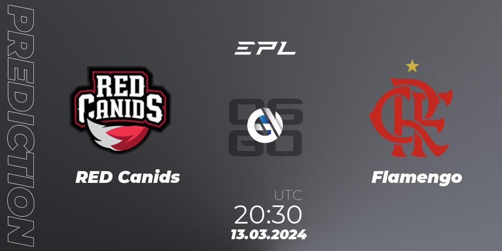 RED Canids vs Flamengo: Match Prediction. 14.03.24, CS2 (CS:GO), EPL World Series: Americas Season 7