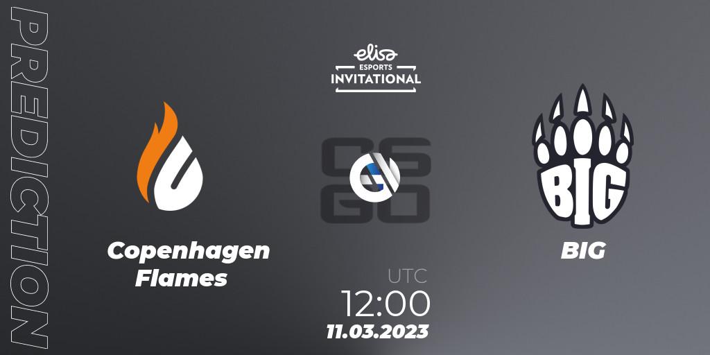 Copenhagen Flames vs BIG: Match Prediction. 11.03.23, CS2 (CS:GO), Elisa Invitational Winter 2023