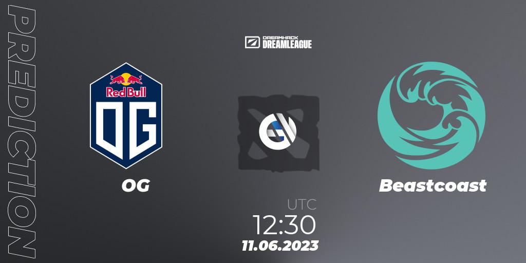 OG vs Beastcoast: Match Prediction. 11.06.23, Dota 2, DreamLeague Season 20 - Group Stage 1