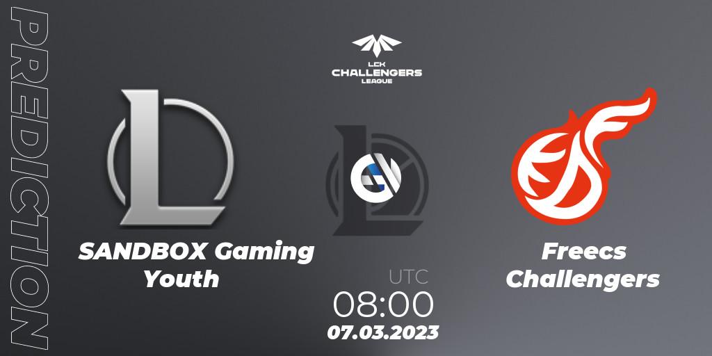 SANDBOX Gaming Youth vs Freecs Challengers: Match Prediction. 07.03.23, LoL, LCK Challengers League 2023 Spring