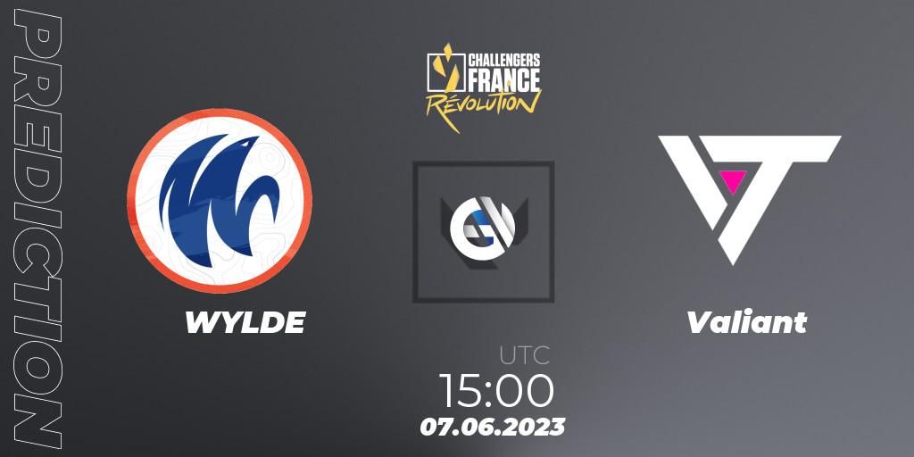 WYLDE vs Valiant: Match Prediction. 07.06.23, VALORANT, VALORANT Challengers 2023 France: Revolution Split 2 - Playoffs