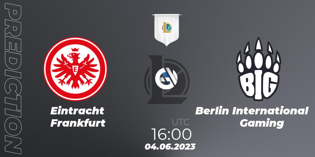 Eintracht Frankfurt vs Berlin International Gaming: Match Prediction. 04.06.23, LoL, Prime League Summer 2023 - Group Stage