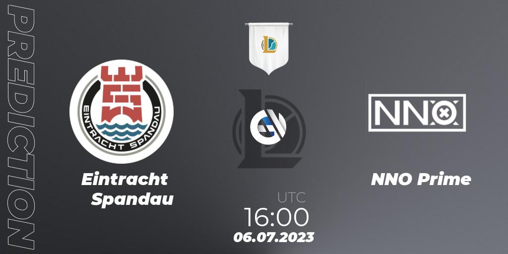 Eintracht Spandau vs NNO Prime: Match Prediction. 06.07.23, LoL, Prime League Summer 2023 - Group Stage