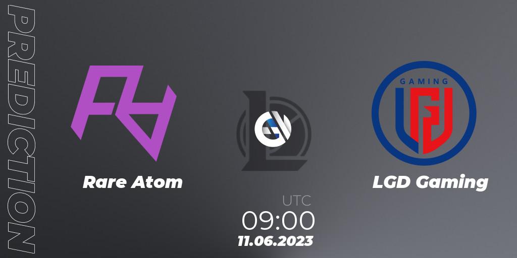 Rare Atom vs LGD Gaming: Match Prediction. 11.06.23, LoL, LPL Summer 2023 Regular Season