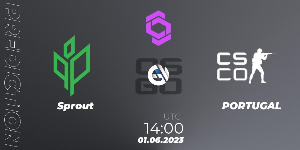 Sprout vs PORTUGAL: Match Prediction. 01.06.23, CS2 (CS:GO), CCT West Europe Series 4