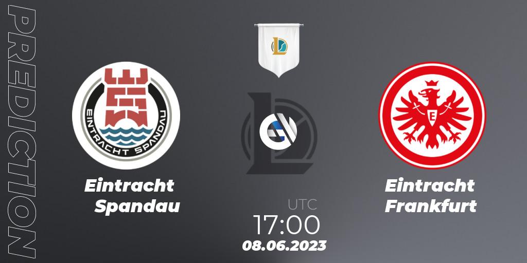 Eintracht Spandau vs Eintracht Frankfurt: Match Prediction. 08.06.23, LoL, Prime League Summer 2023 - Group Stage