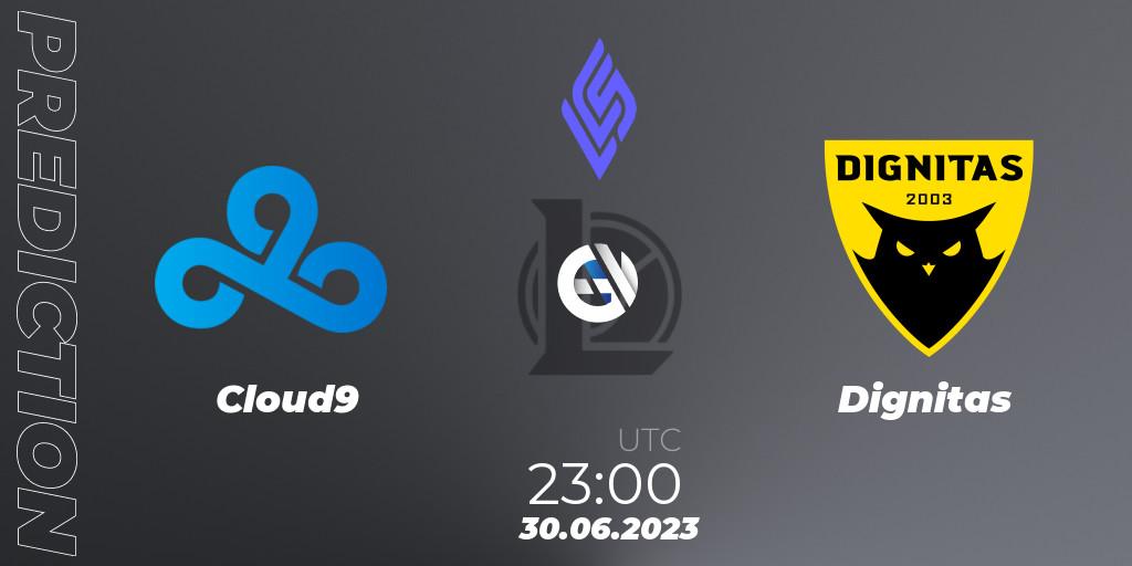 Cloud9 vs Evil Geniuses: Match Prediction. 30.06.23, LoL, LCS Summer 2023 - Group Stage
