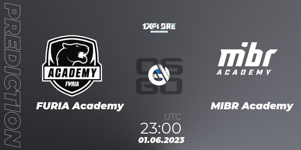 FURIA Academy vs MIBR Academy: Match Prediction. 01.06.23, CS2 (CS:GO), 1XPLORE Latin America Cup 1