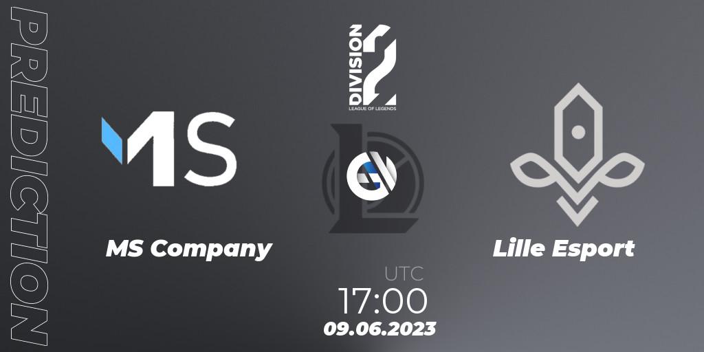 MS Company vs Lille Esport: Match Prediction. 09.06.23, LoL, LFL Division 2 Summer 2023 - Group Stage